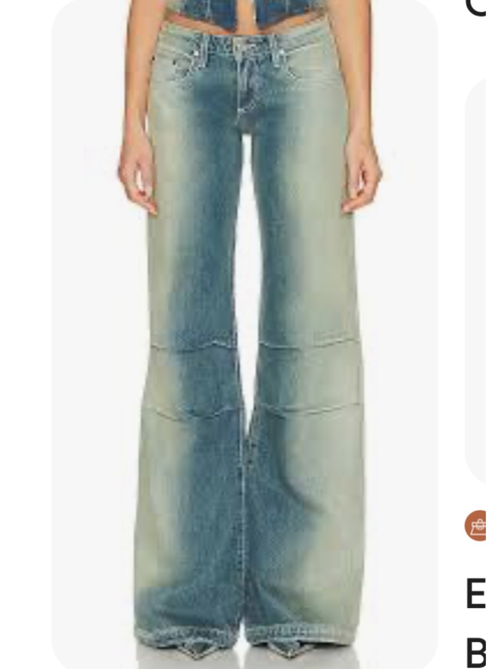 EB Denim Loon Jeans in Olio Spray